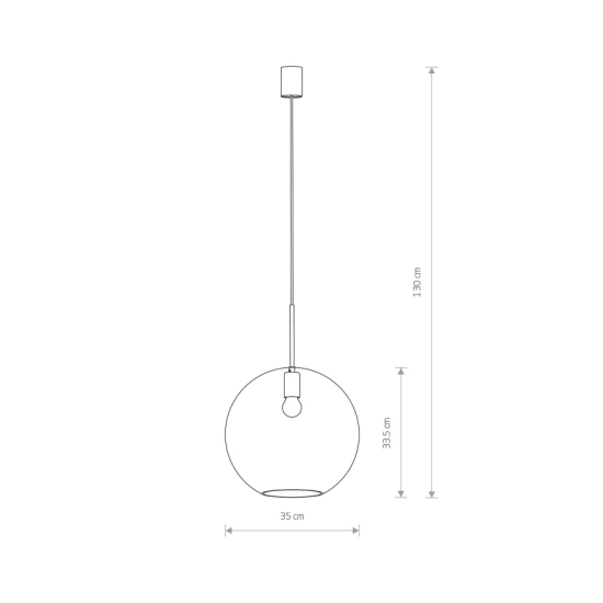 Lampa wisząca SPHERE XL 7846 NOWODVORSKI - zdjęcie dodatkowe 3