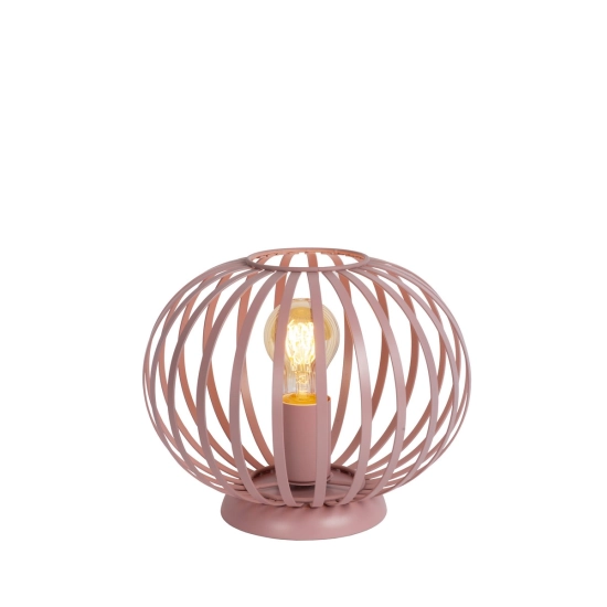MERLINA Lampa stołowa Ø 25 cm 1xE27 Pink 78593/25/66 Lucide - zdjęcie produktu