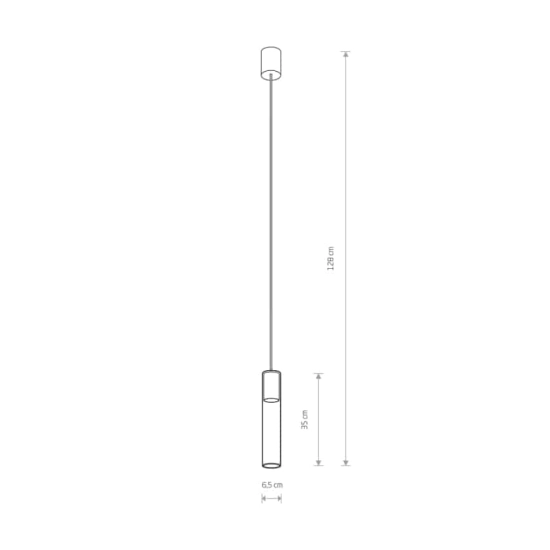 Lampa wisząca CYLINDER BLACK L 7864 Nowodorski Nowodvorski - zdjęcie dodatkowe 1