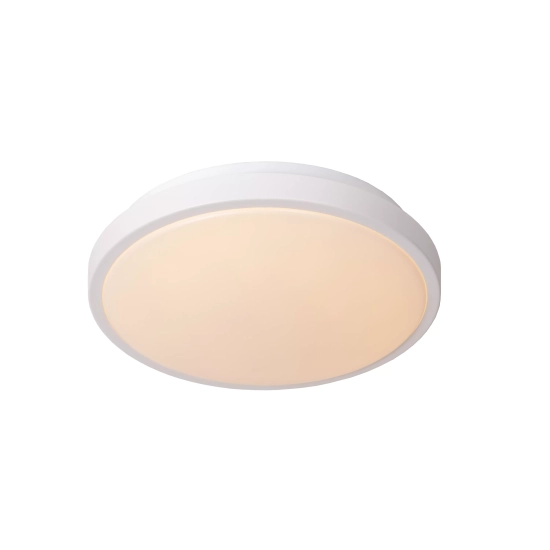 DASHER Lampa sufitowa Ø 29,3 cm LED 1x12W 2700K IP44 Czujnik ruchu i dzień/noc biały 79110/30/31 Lucide - zdjęcie produk