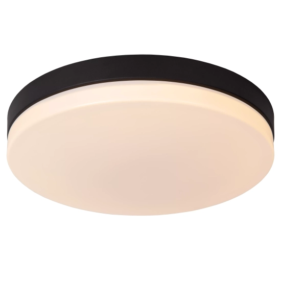 BISKIT Lampa sufitowa Ø 40 cm LED 1x36W 2700K IP44 Czujnik ruchu i dzień/noc Czarny 79111/40/30 Lucide - zdjęcie produkt