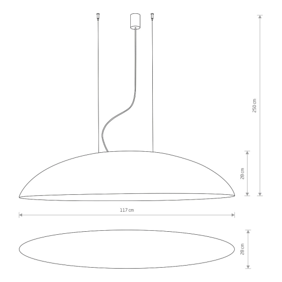Lampa wisząca CANOE white-gold 7927 Nowodvorski - zdjęcie dodatkowe 1