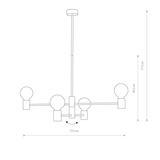 Lampa wisząca RADIUS IV 7931 Nowodvorski - zdjęcie dodatkowe 2