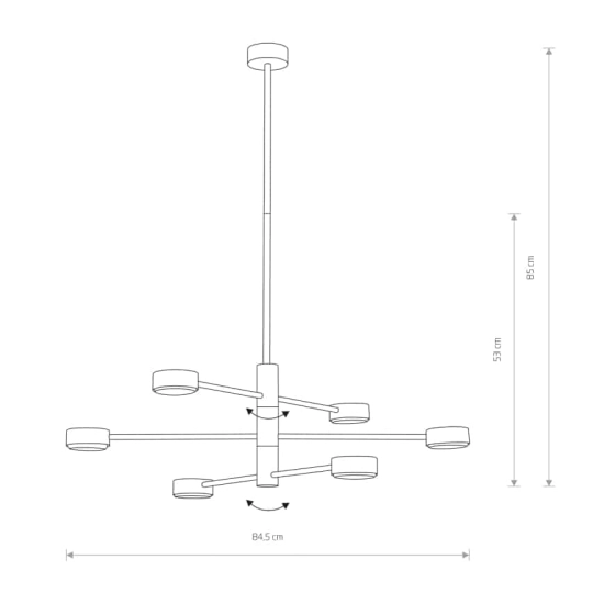 Lampa wisząca ORBIT VI 7942 Nowodvorski - zdjęcie dodatkowe 4