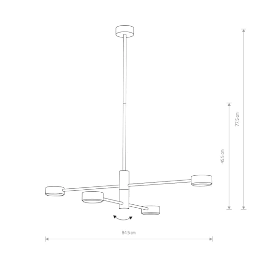 Lampa wisząca Orbit IV 7945 Nowodvorski - zdjęcie dodatkowe 4