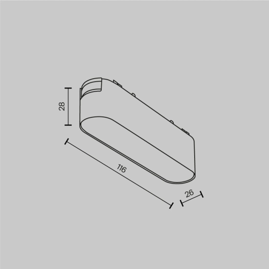 Lampa szynowa Basis Radity 4000K 6W 120° TR080-1-6W4K-W Maytoni - zdjęcie dodatkowe 5