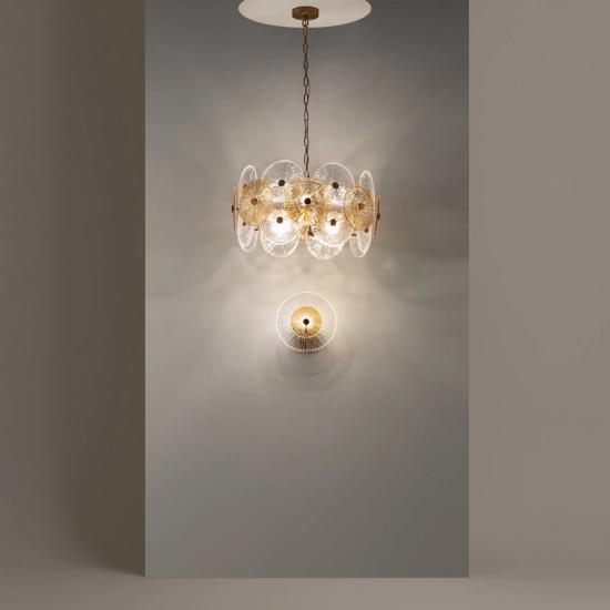 Lampa wisząca Pendant Lamp Aster MOD007PL-08G Maytoni - zdjęcie dodatkowe 6