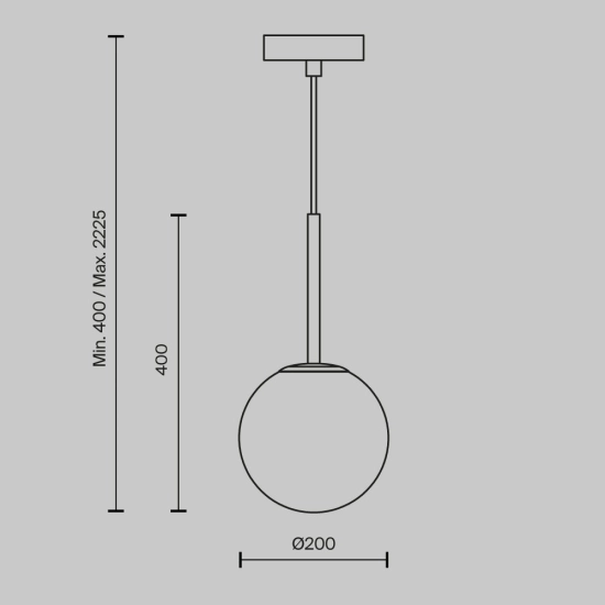 Lampa wisząca Basic form MOD321PL-01B1 Maytoni - zdjęcie dodatkowe 5