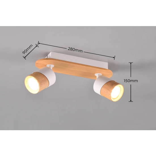 Spot ARUNI – 801100231 excl. 2x GU10 · max. 10W TRIO