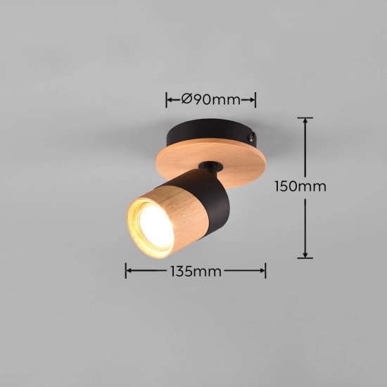 Spot ARUNI – 801170132 excl. 1x GU10 · max. 10W TRIO
