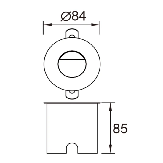 Lampa zewnętrzna Mantra Aspen 7027MA - zdjęcie dodatkowe 1