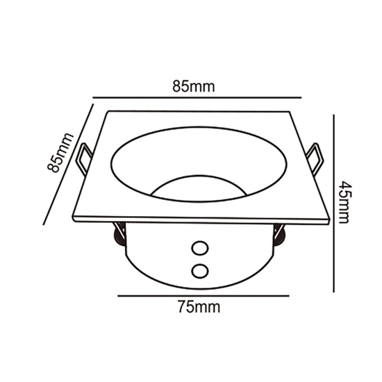 Lampa wpuszczana Mantra Comfort IP 6813MA - zdjęcie dodatkowe 2