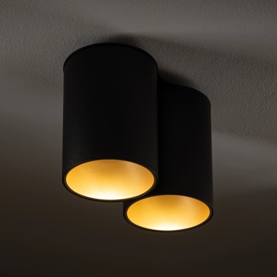 Plafon EYE TONE II BLACK/GOLD 8087 Nowodvorski - zdjęcie dodatkowe 2