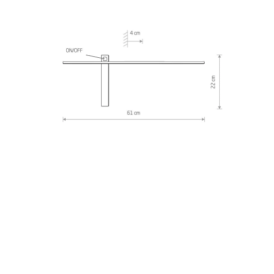 Kinkiet IMPULSE LED S 8115 61cm Nowodvorski - zdjęcie dodatkowe 3