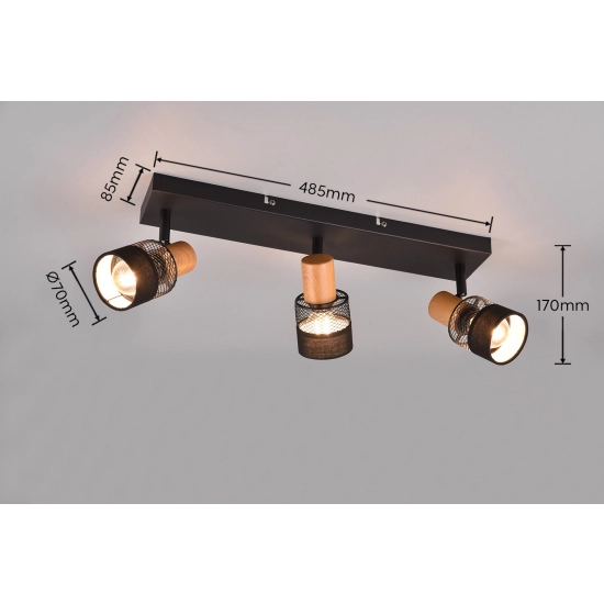 NANDINI – 811700332 excl. 3x E14 · max. 10W TRIO