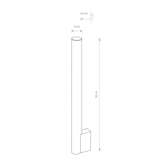 Kinkiet ICE TUBE LED M 8122 Nowodvorski - zdjęcie dodatkowe 2