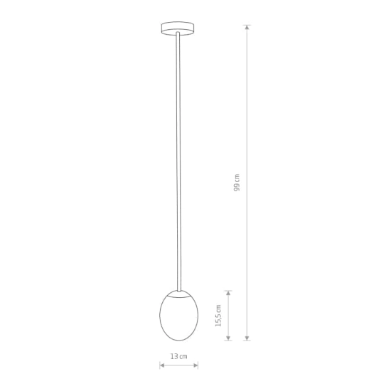 Lampa wisząca ICE EGG A 8124 Nowodvorski - zdjęcie dodatkowe 3