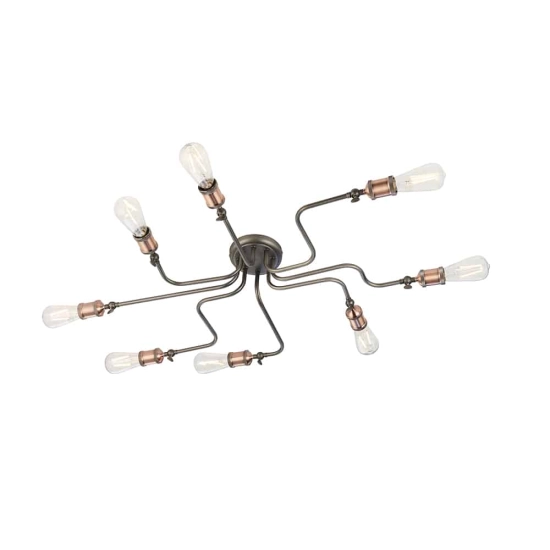 kinkiecik.pl Lampa sufitowa HAL 8LT SEMI FLUSH 81610 ENDON