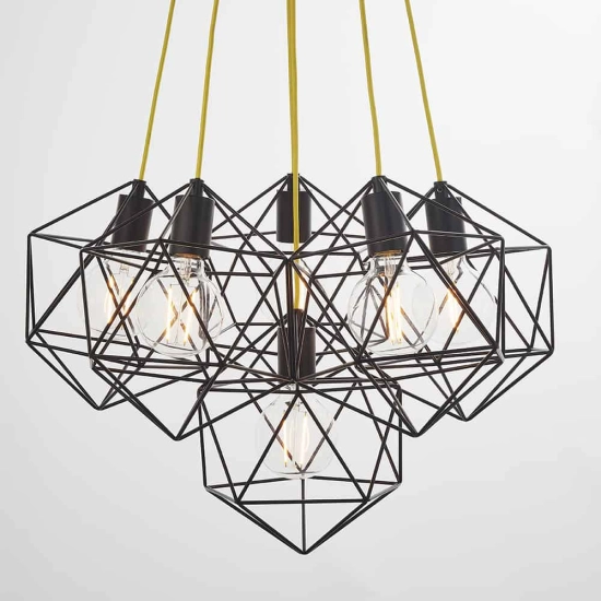 kinkiecik.pl Lampa wisząca Icosa 6LT Pendant 81745 ENDON