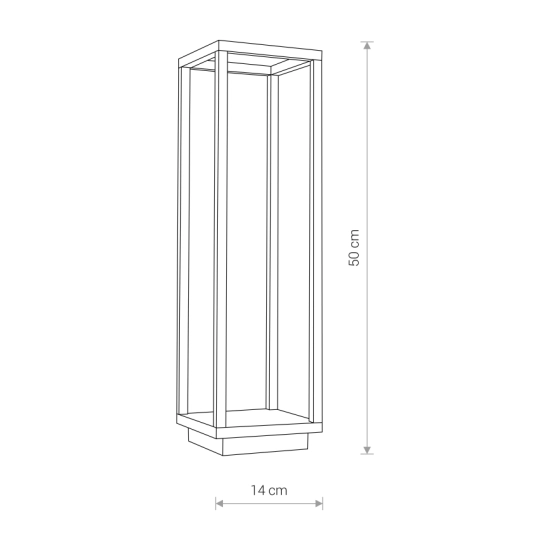 Lampa stojąca SYMMETRY LED I IP54 8180 Nowodvorski - zdjęcie dodatkowe 3