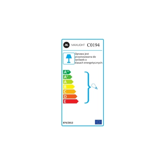 ODA C0194 PLAFON CZARNY IP44 MaxLight - zdjęcie dodatkowe 2