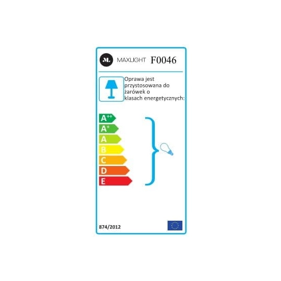 CELIA F0046 LAMPA PODŁOGOWA CZARNA MaxLight - zdjęcie dodatkowe 3