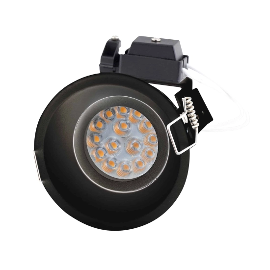 DEEP H0111 OPRAWA WPUSTOWA OKRĄGŁA CZARNA MaxLight - zdjęcie dodatkowe 2