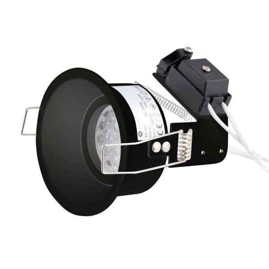 DEEP H0111 OPRAWA WPUSTOWA OKRĄGŁA CZARNA MaxLight - zdjęcie dodatkowe 3