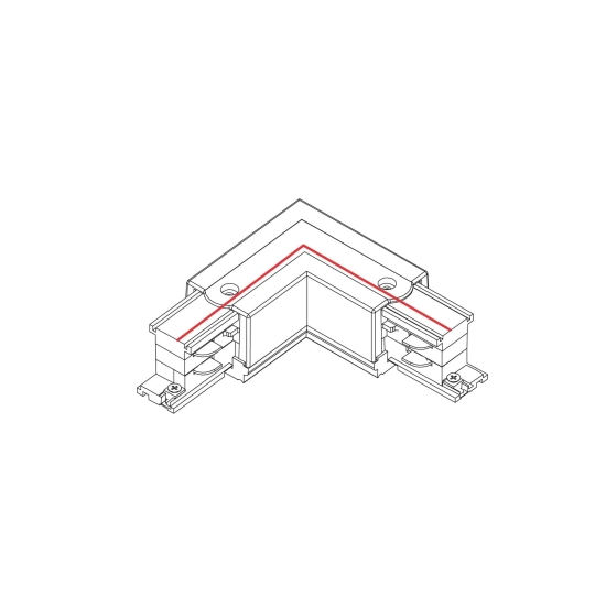 Łącznik kątowy czarny prawy Commercial Lighting CTLS POWER L CONNECTOR RIGHT BLACK 8228 Nowodvorski - zdjęcie dodatkowe 2