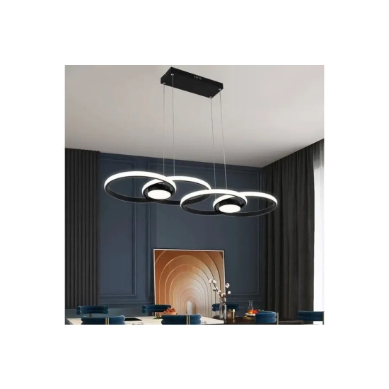 Audia - lampa wisząca LED czarny mat 336301-30 REALITY