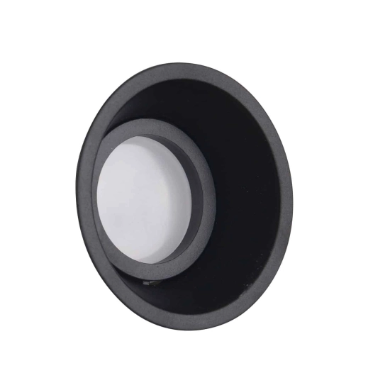 DEEP H0111 OPRAWA WPUSTOWA OKRĄGŁA CZARNA MaxLight - zdjęcie produktu