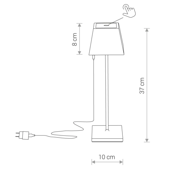 Lampa przenośna MAHE LED 8398 IP54 Nowodvorski - zdjęcie dodatkowe 2