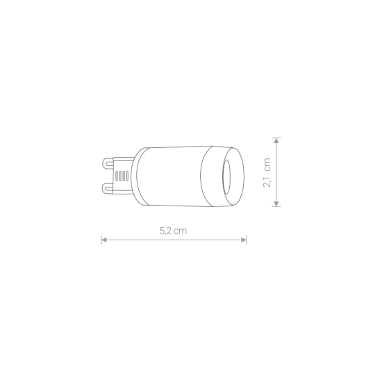 BULB LED G9 LENS 3W 4000K 8447 Nowodvorski - zdjęcie dodatkowe 1