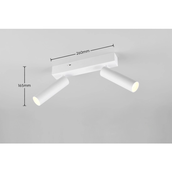 AMBALA – 849210231 incl. 2x SMD, 5,5W · 2x 500lm, 2300+3000+4000K TRIO