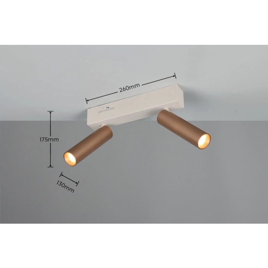 AMBALA – 849210265 incl. 2x SMD, 5,5W · 2x 500lm, 2300+3000+4000K TRIO