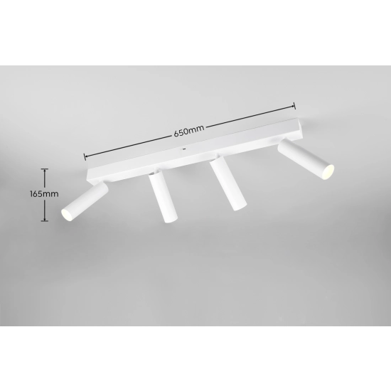 AMBALA – 849210431 incl. 4x SMD, 5,5W · 4x 500lm, 2300+3000+4000K TRIO
