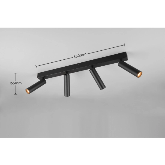 AMBALA – 849210432 incl. 4x SMD, 5,5W · 4x 500lm, 2300+3000+4000K TRIO