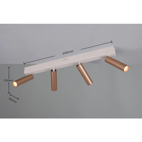 AMBALA – 849210465 incl. 4x SMD, 5,5W · 4x 500lm, 2300+3000+4000K TRIO