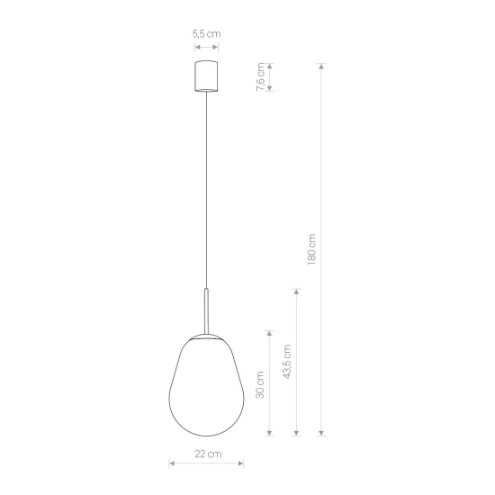 Lampa wisząca PEAR S 8673 Nowodvorski - zdjęcie dodatkowe 3