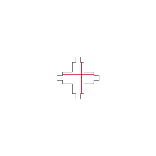 Łącznik krzyżowy biały CTLS POWER X CONNECTOR WHITE 8701 Nowodvorski - zdjęcie dodatkowe 2