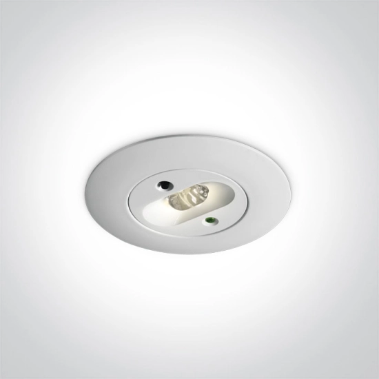 EMERGENCY RECESSED 3W 230V 3hrs 89002 ONE LIGHT