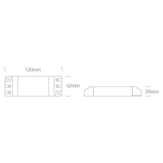 Sterownik LED z funkcją ściemniania, o stałym natężeniu prądu, do reflektorów LED / opraw LED 700mA, 21-40W 89040AT ONE LIGHT
