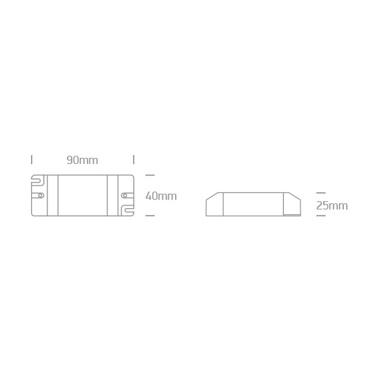 Sterownik LED prądu stałego, nieściemnialny, do spotów/opraw LED 350mA, 4-8W. 89008 ONE LIGHT