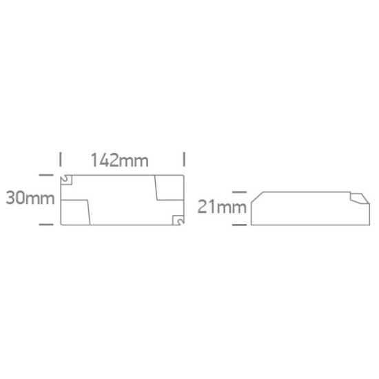 TRIAC DIMMABLE DRIVER 100/150/200/250/300/350mA 230V 89009UT ONE LIGHT