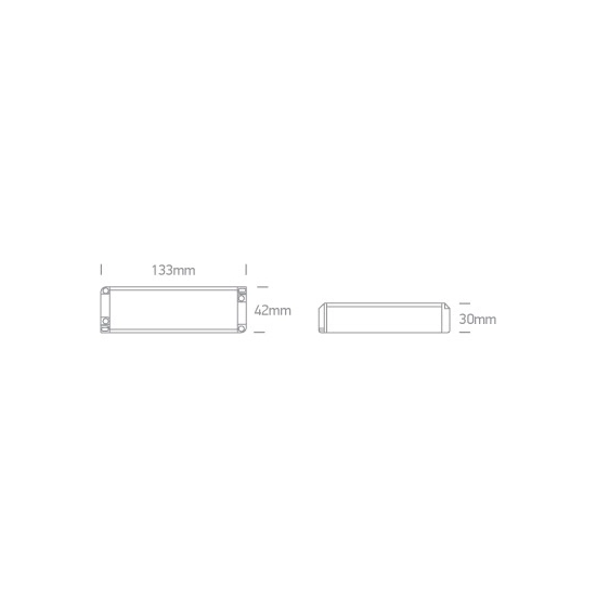 Ściemnialny sterownik LED stałoprądowy do punktów LED / opraw LED 500mA, 7,5-15W 89015CT ONE LIGHT