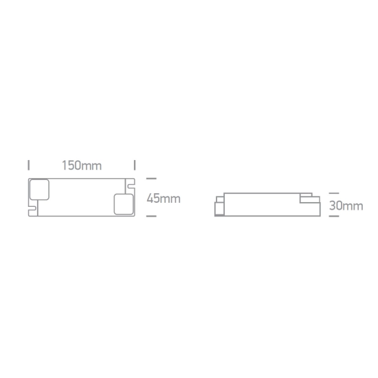 Sterownik LED z funkcją ściemniania Triac, prąd stały, do opraw LED 1200mA, 32-50W 89048T ONE LIGHT