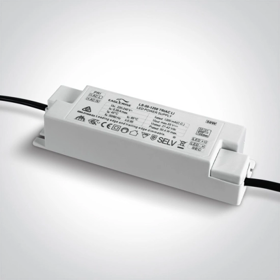 Sterownik LED z funkcją ściemniania Triac, prąd stały, do opraw LED 1200mA, 32-50W 89048T ONE LIGHT