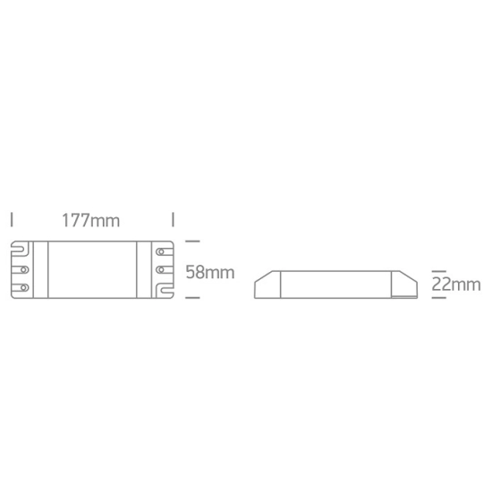 DRIVER 24V DC 12-50W 230V DIMMABLE 89050VT ONE LIGHT