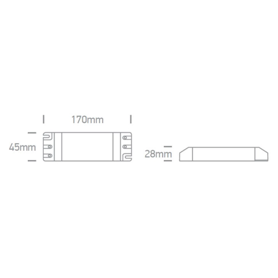 Sterownik napięcia stałego 100 W 24 V DC, IP20 89100V ONE LIGHT