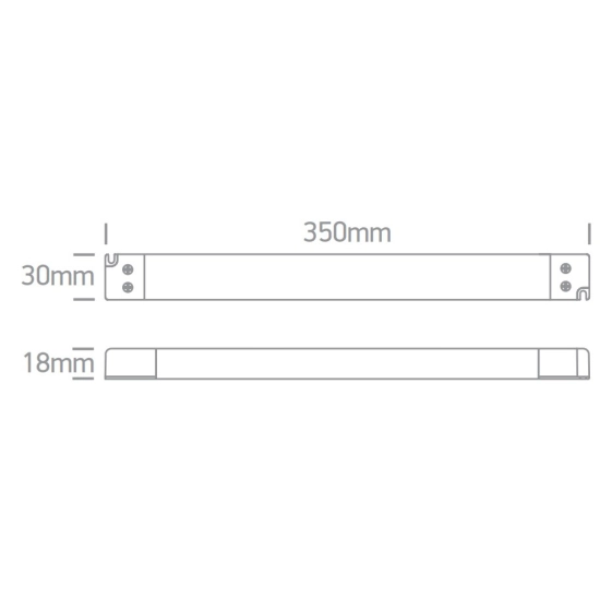 Sterownik napięcia stałego DALI i Push to dim z możliwością ściemniania, 10–100 W, 24 V DC, odpowiedni do montażu wewnątrz profilu, IP20 89100VLL ONE LIGHT